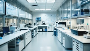 Modern laboratory brimming with innovative lab tools