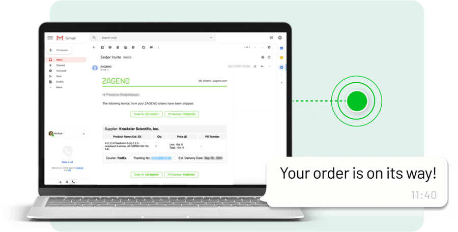 Your order is on its way