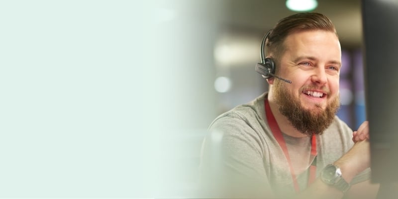 Customer Support Hero Page