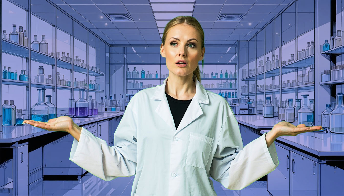 Scientist weighing distributors or suppliers